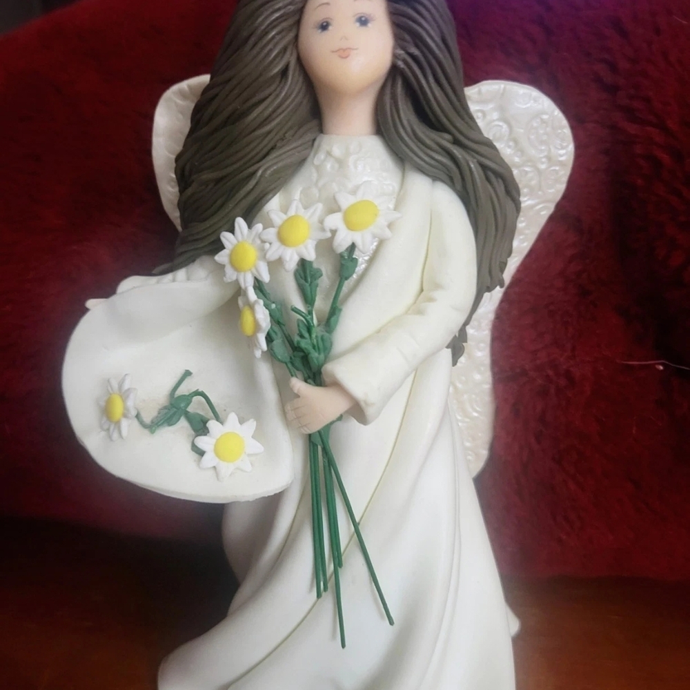 Vtg 3 Angels of Friendship Collection Textured Detailed Hand-painted Figurines - Picture 4 of 15